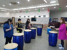 특수청소년 난타교실 '더디가도 함께가요'