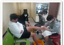 풋-테라피체험 