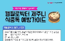 [한눈정보] 캠필로박터 제주니 식중독 예방가이드